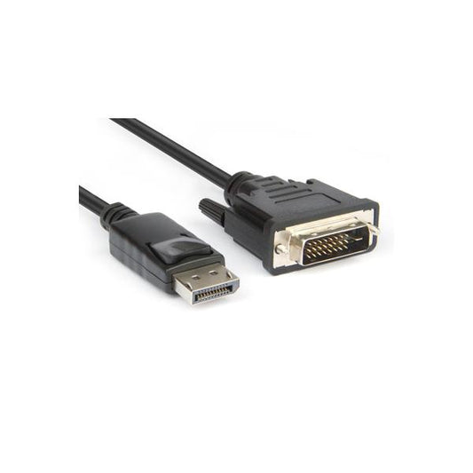 Hamlet XVCDP-DV18 Video Cable and Adapter 1.8 m DisplayPort DVI Black [XVCDP-DV18]