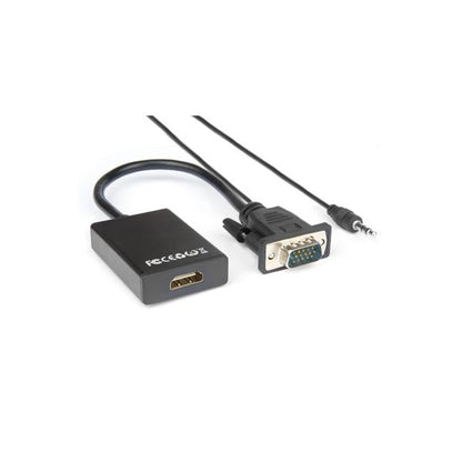 Hamlet XVAVGA-HDMA Cable y Adaptador de Vídeo VGA (D-Sub) HDMI Tipo A (Estándar) Negro [XVAVGA-HDMA]