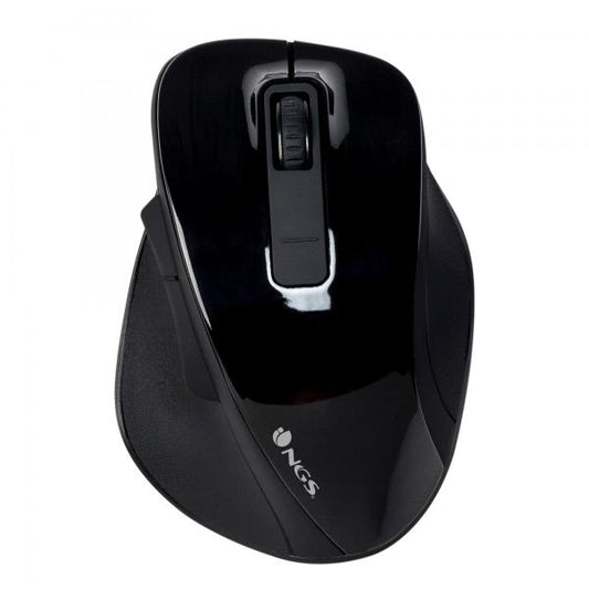 NGS MOUSE BOW BLACK WIRELESS OTTICO 2.4 GHZ -800/1200/1600 DPI ean 84354306 [BOW BLACK]