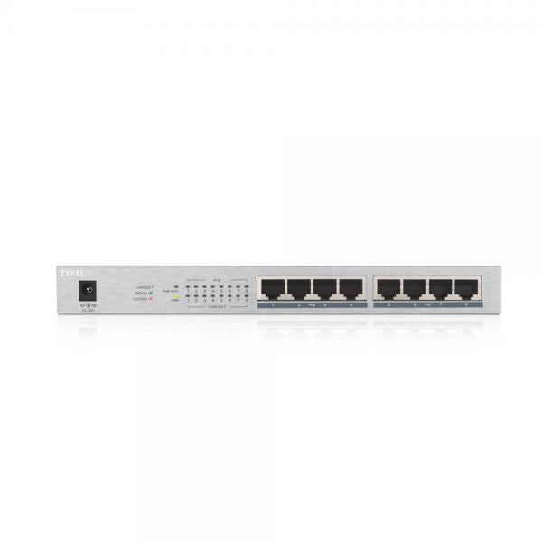 Zyxel GS1008HP Non gestito Gigabit Ethernet (10/100/1000) Supporto Power over Ethernet (PoE) Grigio [GS1008HP-EU0101F]