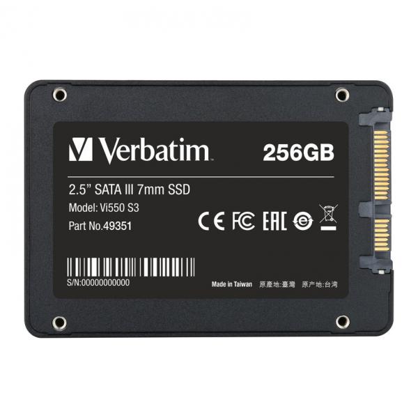 VERBATIM SSD VI550 256GB 2.5 SATA3 560/535 MB/S [049351]