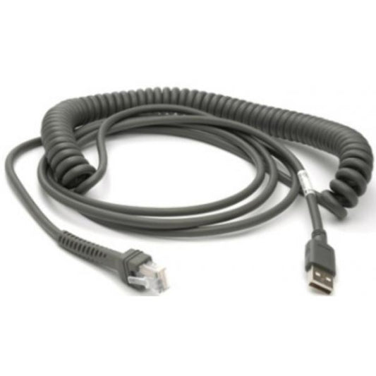 Zebra CBA-U09-C15ZAR cavo USB 4,57 m USB A Grigio [CBA-U09-C15ZAR]