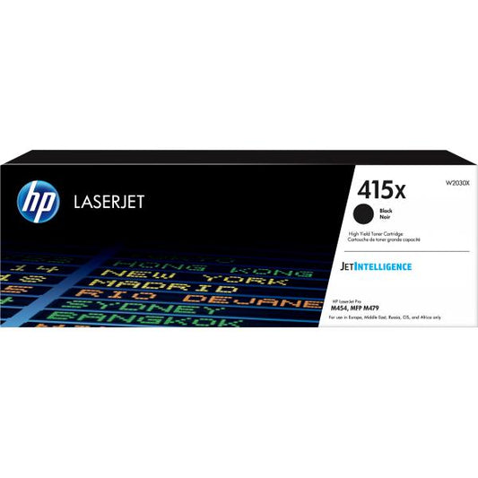 HP Cartuccia toner nero originale LaserJet 415X ad alta capacità [W2030X]