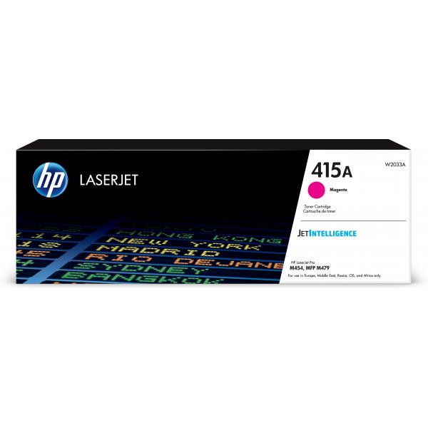 Cartucho de tóner magenta original HP LaserJet 415A [W2033A]