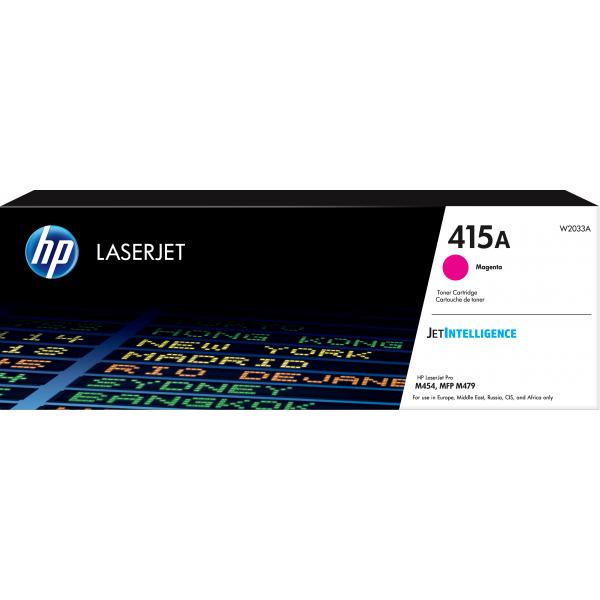 Cartucho de tóner magenta original HP LaserJet 415A [W2033A]