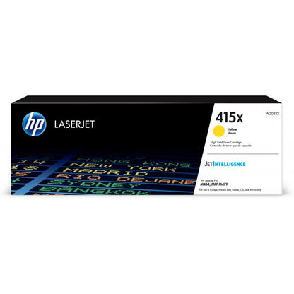 HP Cartuccia toner giallo originale LaserJet 415X ad alta capacità [W2032X]