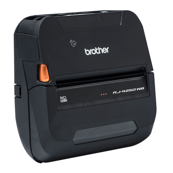 Brother RJ-4250WB stampante per etichette (CD) 203 x 203 DPI 127 mm/s Con cavo e senza cavo Wi-Fi Bluetooth [RJ4250WBZ1]