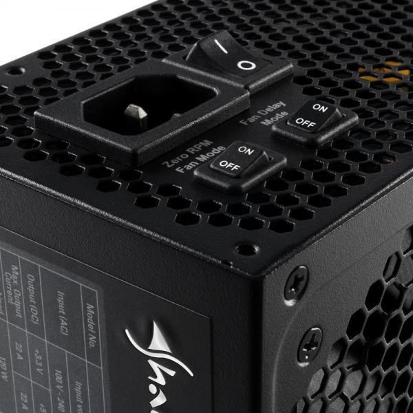 Sharkoon SilentStorm Cool Zero fuente de alimentación para ordenador 650 W 20+4 pin ATX ATX Negro [SILENTSTORMCOOLZERO650]