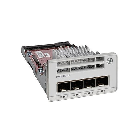 Cisco C9200-NM-4X= modulo del commutatore di rete 10 Gigabit Ethernet, Gigabit Ethernet [C9200-NM-4X=]