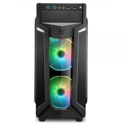 Sharkoon VG6-W RGB Midi Torre Negro [VG6-WRGB]