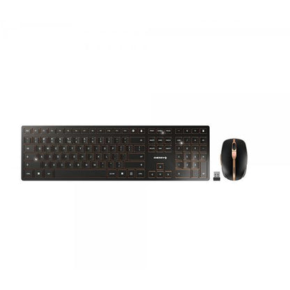 Cherry DW 9000 SLIM - Desktop set - Wireless - QWERTY - Black [JD-9000EU-2]