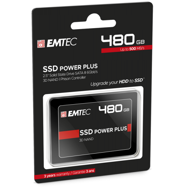 Emtec X150 Power Plus 2.5" 480 GB Serial ATA III [ECSSD480GX150]