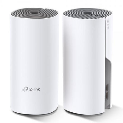 TP-Link Deco E4 (2-pack) Dual-band (2.4 GHz/5 GHz) Wi-Fi 5 (802.11ac) Bianco, Grigio Interno [DECOE4(2-PACK)]