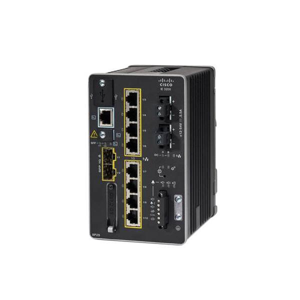 Conmutador de red Cisco IE-3200-8P2S-E Gestionado L2 Fast Ethernet (10/100) Compatible con alimentación a través de Ethernet (PoE) Negro [IE-3200-8P2S-E] 