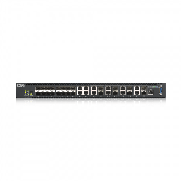 Zyxel XS3800-28 Gestito L2+ 10G Ethernet (100/1000/10000) Nero [XS3800-28-ZZ0101F]