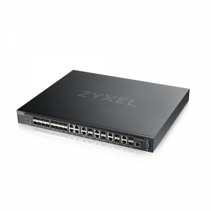 Zyxel XS3800-28 Gestito L2+ 10G Ethernet (100/1000/10000) Nero [XS3800-28-ZZ0101F]