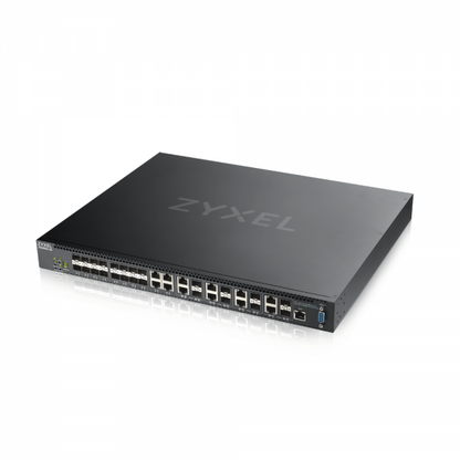 Zyxel XS3800-28 Administrado L2+ 10G Ethernet (100/1000/10000) Negro [XS3800-28-ZZ0101F] 