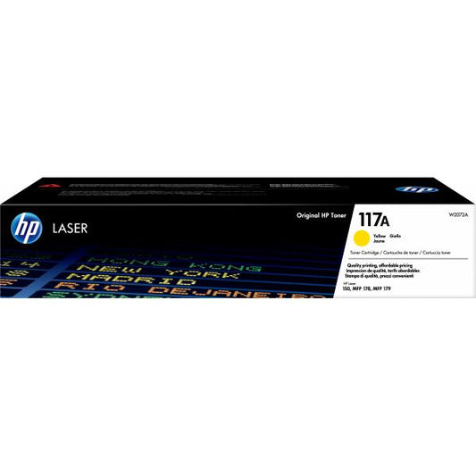 HP Cartuccia toner giallo per stampante laser originale 117A [W2072A]