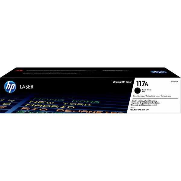 HP Cartuccia toner nero per stampante laser originale 117A [W2070A]