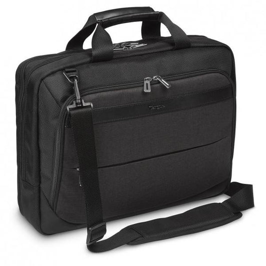 Targus 14 - 15.6 inch CitySmart High Capacity Topload Laptop Case - Black/Grey [TBT915EU]