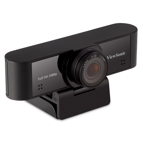 Viewsonic 1080p ultra-wide USB camera with built-in microphones compatible with Windows and Mac,compatible for IFP5550 / IFP6550 / IFP7550 / IFP6560 / IFP7560 / CDE7061T. webcam 1920 x 1080 Pixel Nero [VB-CAM-001]