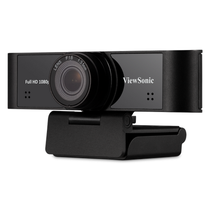 Viewsonic 1080p ultra-wide USB camera with built-in microphones compatible with Windows and Mac,compatible for IFP5550 / IFP6550 / IFP7550 / IFP6560 / IFP7560 / CDE7061T. webcam 1920 x 1080 Pixel Nero [VB-CAM-001]