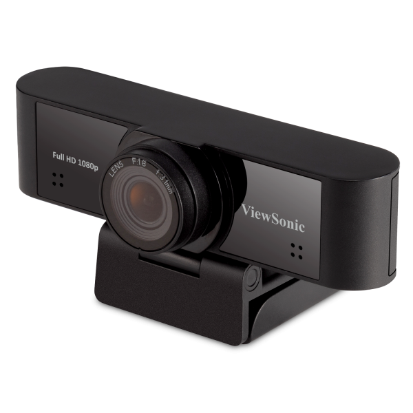 Viewsonic 1080p ultra-wide USB camera with built-in microphones compatible with Windows and Mac,compatible for IFP5550 / IFP6550 / IFP7550 / IFP6560 / IFP7560 / CDE7061T. webcam 1920 x 1080 Pixel Nero [VB-CAM-001]