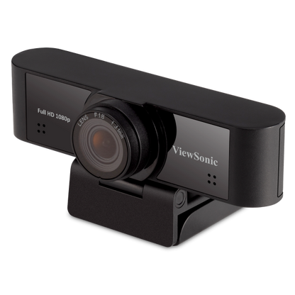 Viewsonic 1080p ultra-wide USB camera with built-in microphones compatible with Windows and Mac,compatible for IFP5550 / IFP6550 / IFP7550 / IFP6560 / IFP7560 / CDE7061T. webcam 1920 x 1080 Pixel Nero [VB-CAM-001]