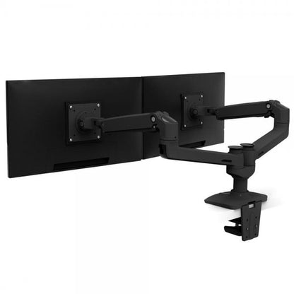 Ergotron LX Dual Side-by-Side Arm (Matte Black) - 23 to 27 inch [45-245-224]