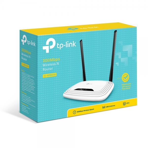 TP-Link TL-WR841N router wireless Fast Ethernet Banda singola (2.4 GHz) Bianco [TL-WR841N]