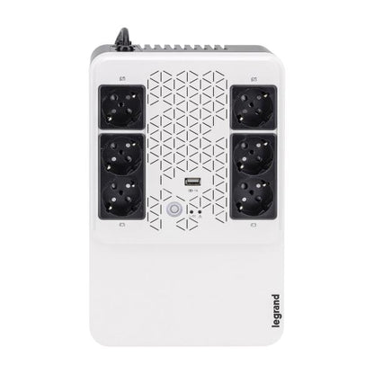 SAI LEGRAND KEOR MULTIPLUG 800VA 480W 6 TOMAS SHUKO/IT [LG-310082]