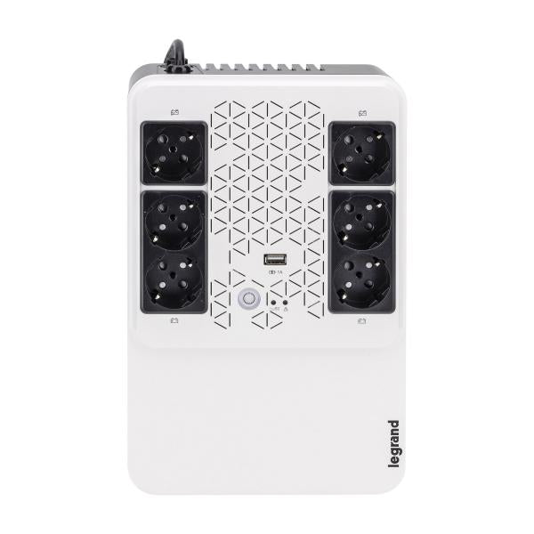 Legrand Keor ASI MULTIPLUG 800 GR sistema de alimentación ininterrumpida (SAI) Línea interactiva 0,8 kVA 480 W 6 toma(s) AC [LG-310082]