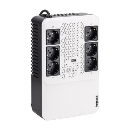 Legrand Keor ASI MULTIPLUG 600 GR gruppo di continuità (UPS) A linea interattiva 0,6 kVA 360 W 6 presa(e) AC [LG-310081]