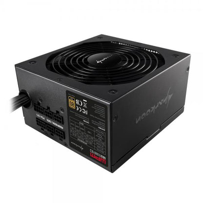 Sharkoon WPM Gold ZERO computer power supply 550 W 24-pin ATX ATX Black [WPMGOLDZERO550W]