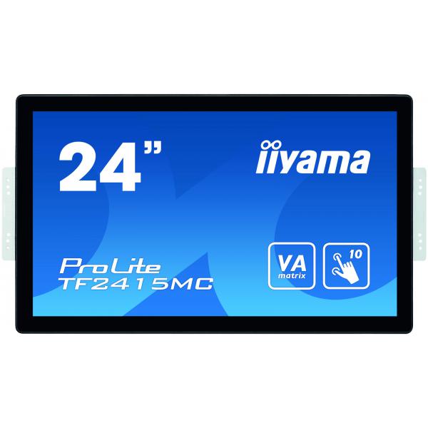 iiyama ProLite TF2415MC-B2 Monitor para PC 60,5 cm (23.8") 1920 x 1080 Pixeles Full HD VA Pantalla táctil Multiusuario Negro [TF2415MC-B2] 