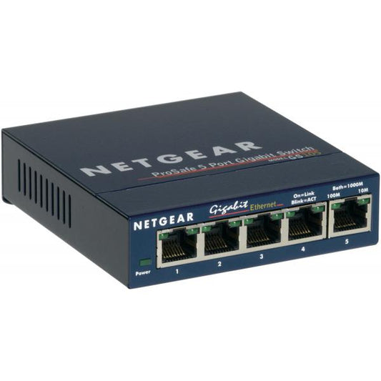 NETGEAR GS105 Non gestito Gigabit Ethernet (10/100/1000) Blu [GS105GE]