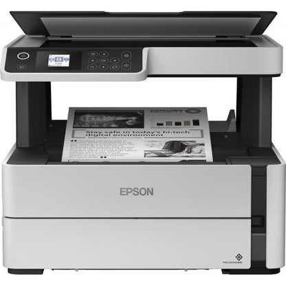 EPSON MULTIF. INK A4 B/W, ECOTANK ET-M2170, 20PPM, DUPLEX, USB/LAN/WIFI, 3 IN 1 [C11CH43401]