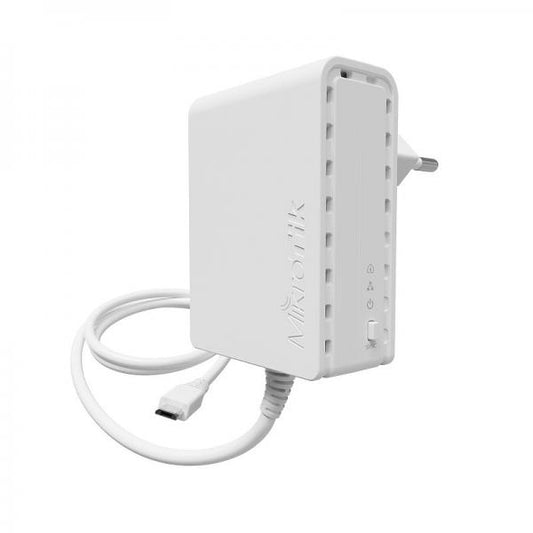 MikroTik, PWR, fuente de alimentación LINE (soporta Data over Powerlines) con conector microUSB, enchufe tipo C (comúnmente usado en Europa, Sudamérica y Asia) PROMO HASTA AGOTAR EXISTENCIAS PL7400 [PL7400] 