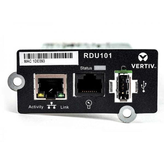 Vertiv IntelliSlot RDU101 Internal Ethernet 100 Mbit/s [RDU101] 