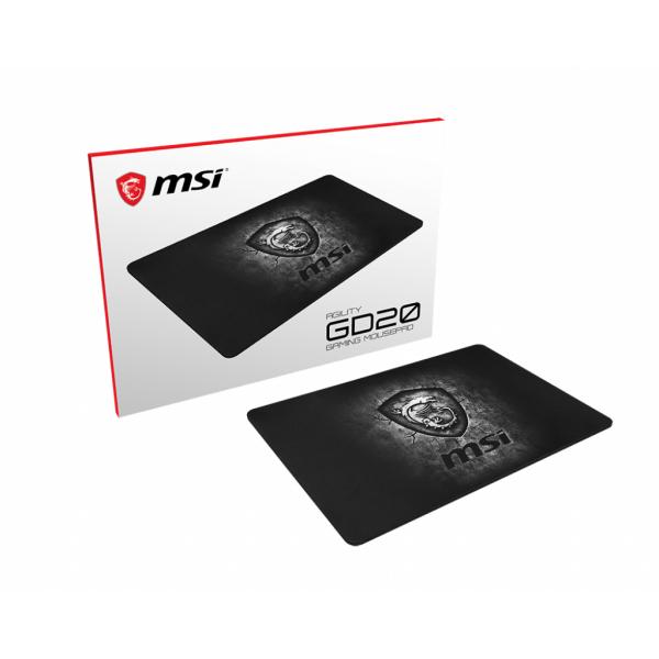 MSI MOUSEPAD GAMING AGILITY GD20, NON-SLIP BASE [J02-VXXXXX4-EB9] 