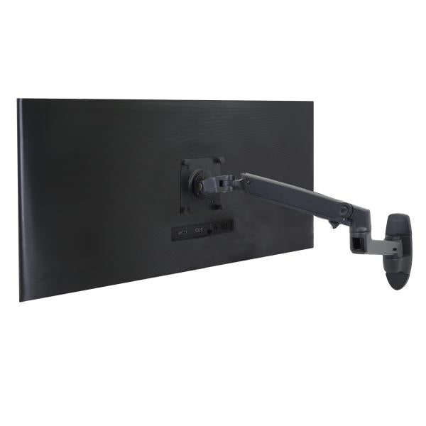 Ergotron LX WALL MOUNT - MATTE BLACK - MAX 24 INCH - MAX WEIGHT 9.1KG [45-243-224]