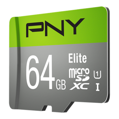 PNY Elite 64 GB MicroSDXC Classe 10 [P-SDUX64U185GW-GE]