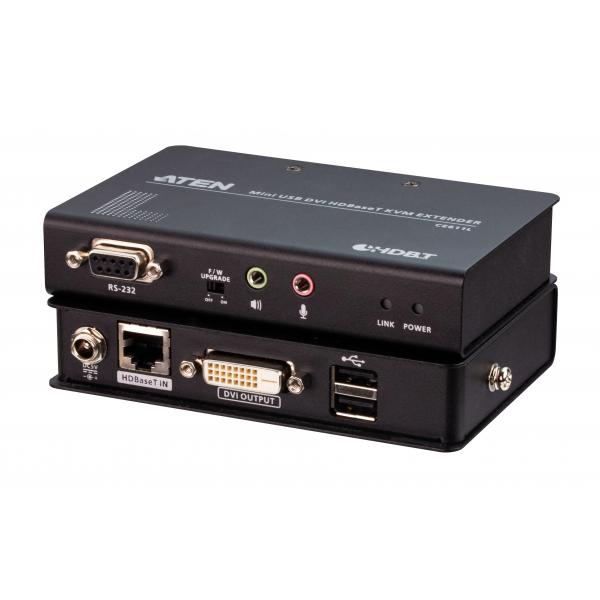 Aten Mini USB DVI HDBaseT KVM Extender CE611-AT-G [CE611-AT-G]