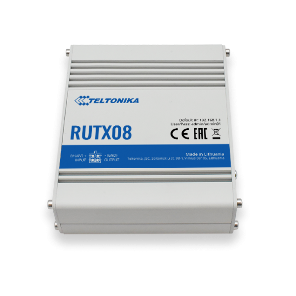 Teltonika-RUTX08-Router WAN industiale, con funzionalit firewall e VPN avanzate RUTX08000000 [RUTX08000000]