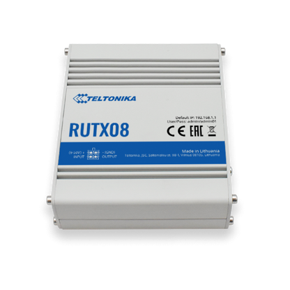 Teltonika-RUTX08-Router WAN industiale, con funzionalit firewall e VPN avanzate RUTX08000000 [RUTX08000000]