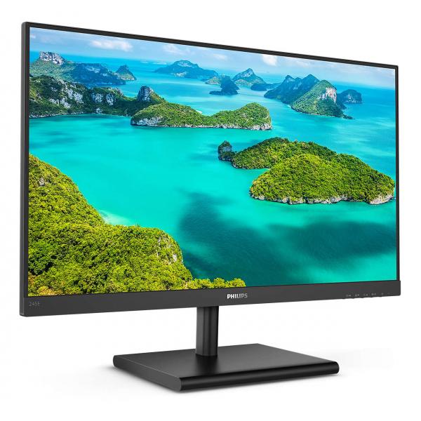 Philips E Line 245E1S/00 monitor piatto per PC 60,5 cm (23.8") Quad HD LED Nero [245E1S/00]