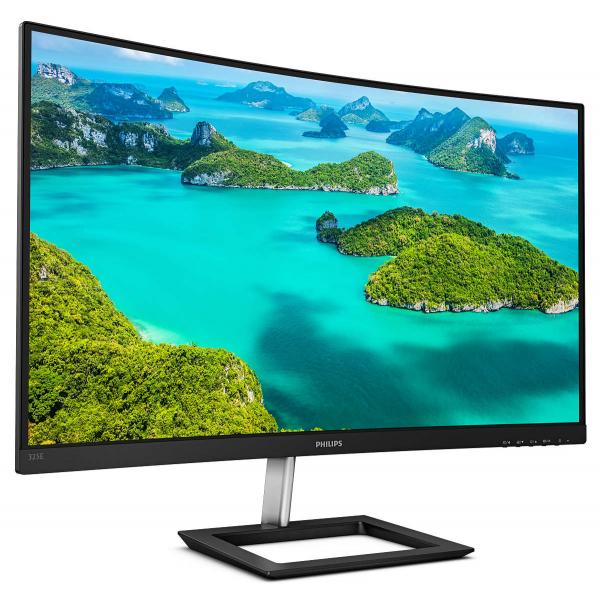 Philips E Line 325E1C/00 PC Monitor 80 cm (31.5") 2560 x 1440 pixels Quad HD LCD Black [325E1C/00]