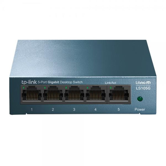 TP-Link LS105G Unmanaged Gigabit Ethernet (10/100/1000) Blue [LS105G] 