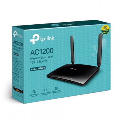 TP-Link Archer MR400 router wireless Fast Ethernet Dual-band (2.4 GHz/5 GHz) 4G Nero [ARCHERMR400]