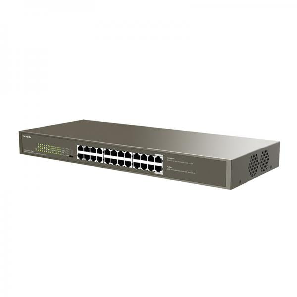 TENDA SWITCH 24-PORT GIGABIT ETHERNET SWITCH WITH 24-PORT POE [TEG1124P-24-250W]